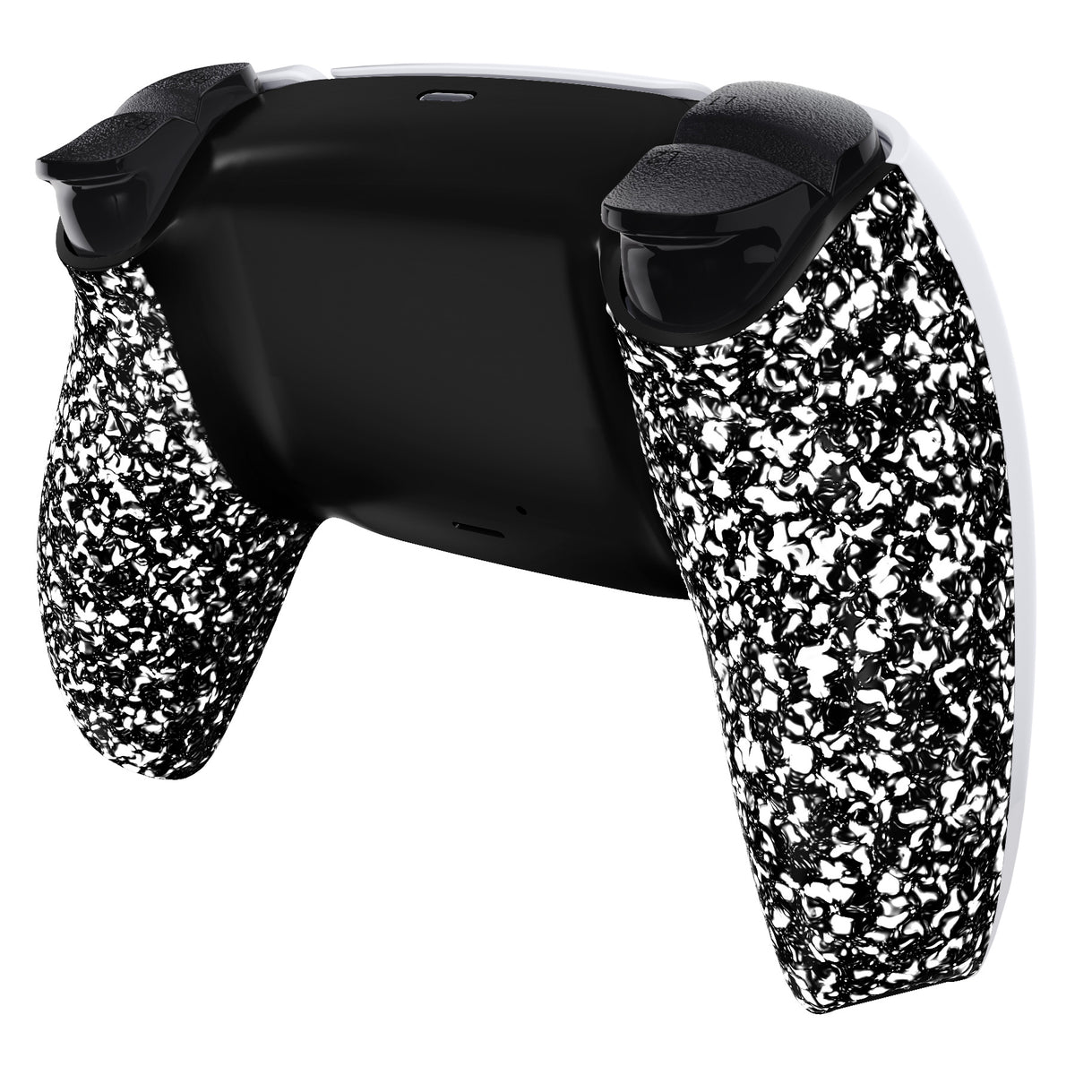 eXtremeRate PS5コントローラーBDM-010/020/030/040/050/060対応交換対応用バックハウジングボトムシェル【テクスチャードホワイト】