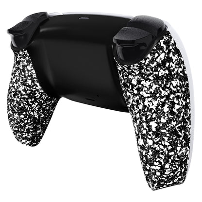 eXtremeRate PS5コントローラーBDM-010/020/030/040/050/060対応交換対応用バックハウジングボトムシェル【テクスチャードホワイト】