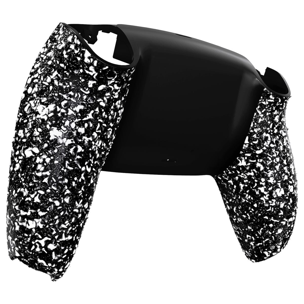 eXtremeRate PS5コントローラーBDM-010/020/030/040/050/060対応交換対応用バックハウジングボトムシェル【テクスチャードホワイト】