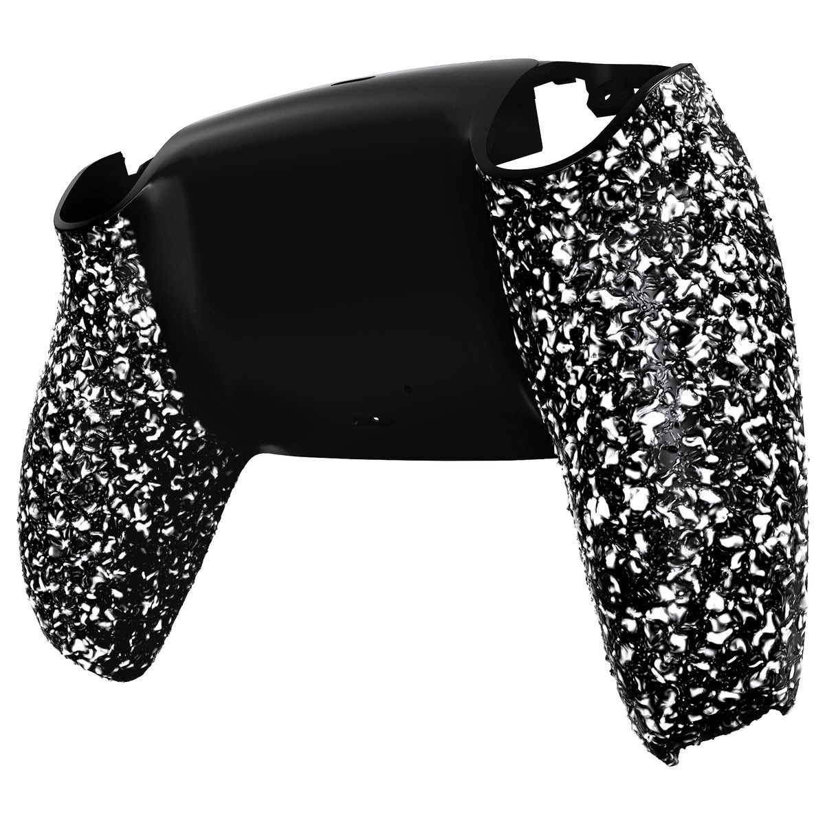 eXtremeRate PS5コントローラーBDM-010/020/030/040/050/060対応交換対応用バックハウジングボトムシェル【テクスチャードホワイト】