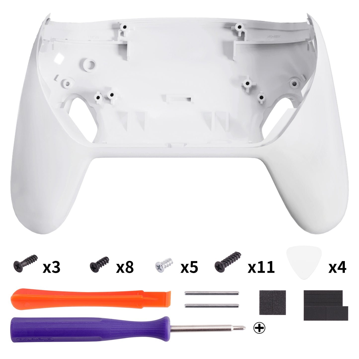 eXtremeRate Nintendo Switch 2 Proコントローラー対応交換用ボトムシェル【ホワイト】