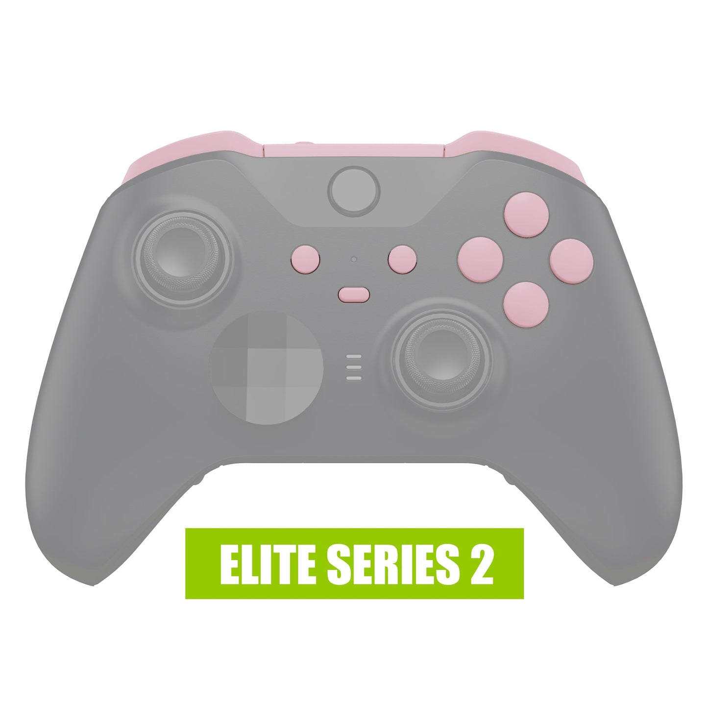 eXtremeRate Replacement Buttons Kit for Xbox One Elite Series 2  & Elite 2 Core Controller - Cherry Blossoms Pink eXtremeRate