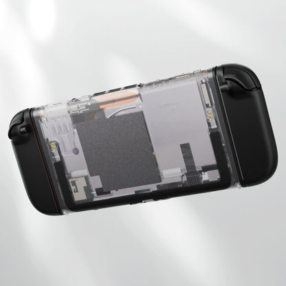 eXtremeRate Nintendo Switch 2コンソール対応交換バックプレート - キックスタンドなし【クリア】