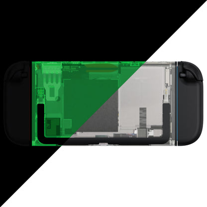 eXtremeRate Nintendo Switch 2コンソール対応交換バックプレート - キックスタンドなし【暗闇で光る-グリーン】