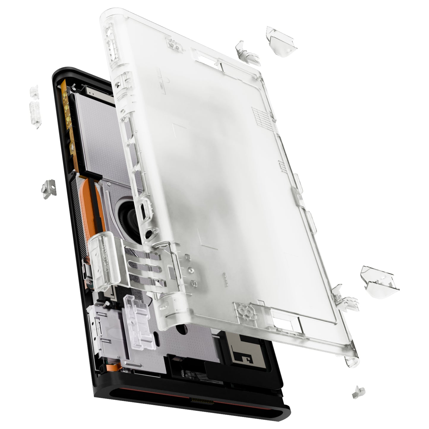 eXtremeRate Nintendo Switch 2コンソール対応交換バックプレート - キックスタンドなし【暗闇で光る-グリーン】