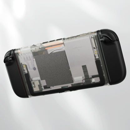 eXtremeRate Nintendo Switch 2コンソール対応交換バックプレート - キックスタンドなし【暗闇で光る-グリーン】