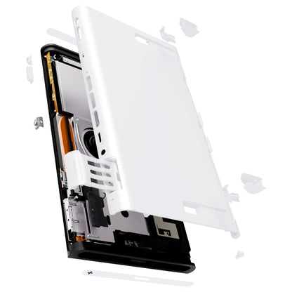 eXtremeRate Nintendo Switch 2コンソール対応交換バックプレート - キックスタンドなし【ホワイト】