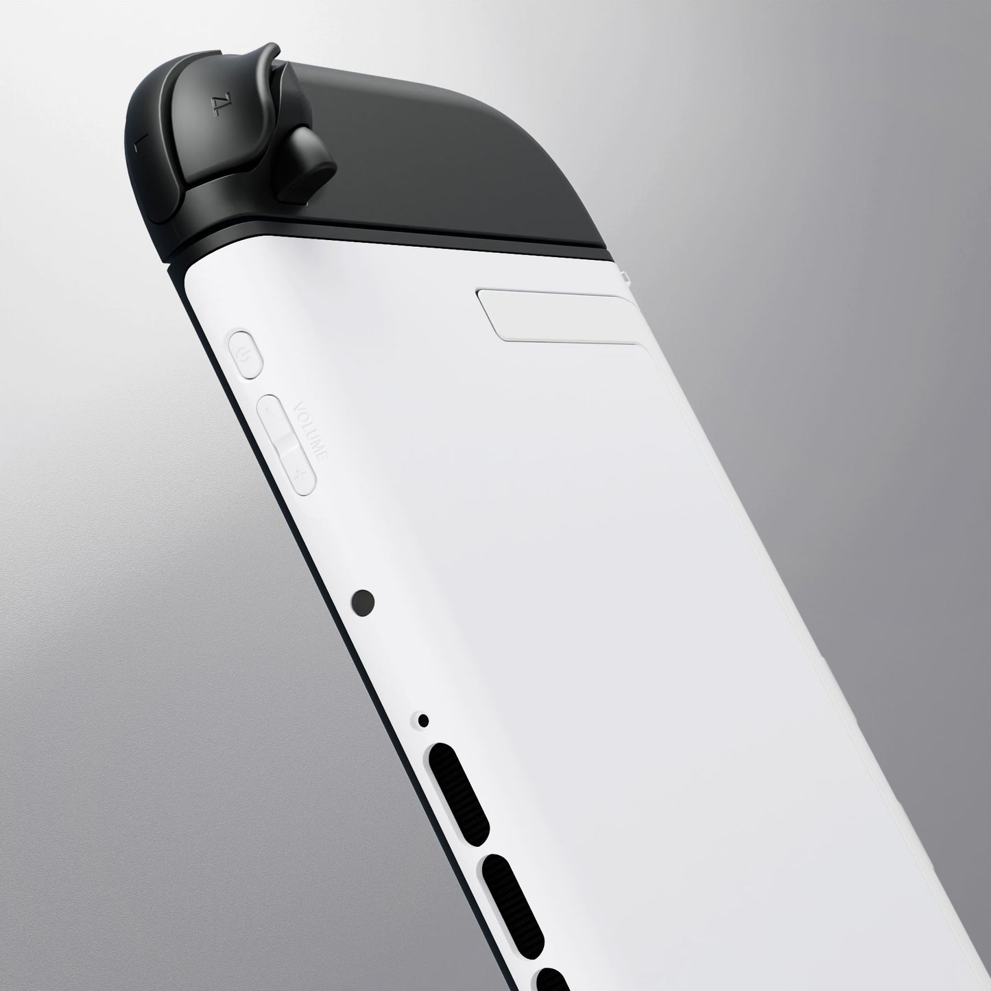 eXtremeRate Nintendo Switch 2コンソール対応交換バックプレート - キックスタンドなし【ホワイト】