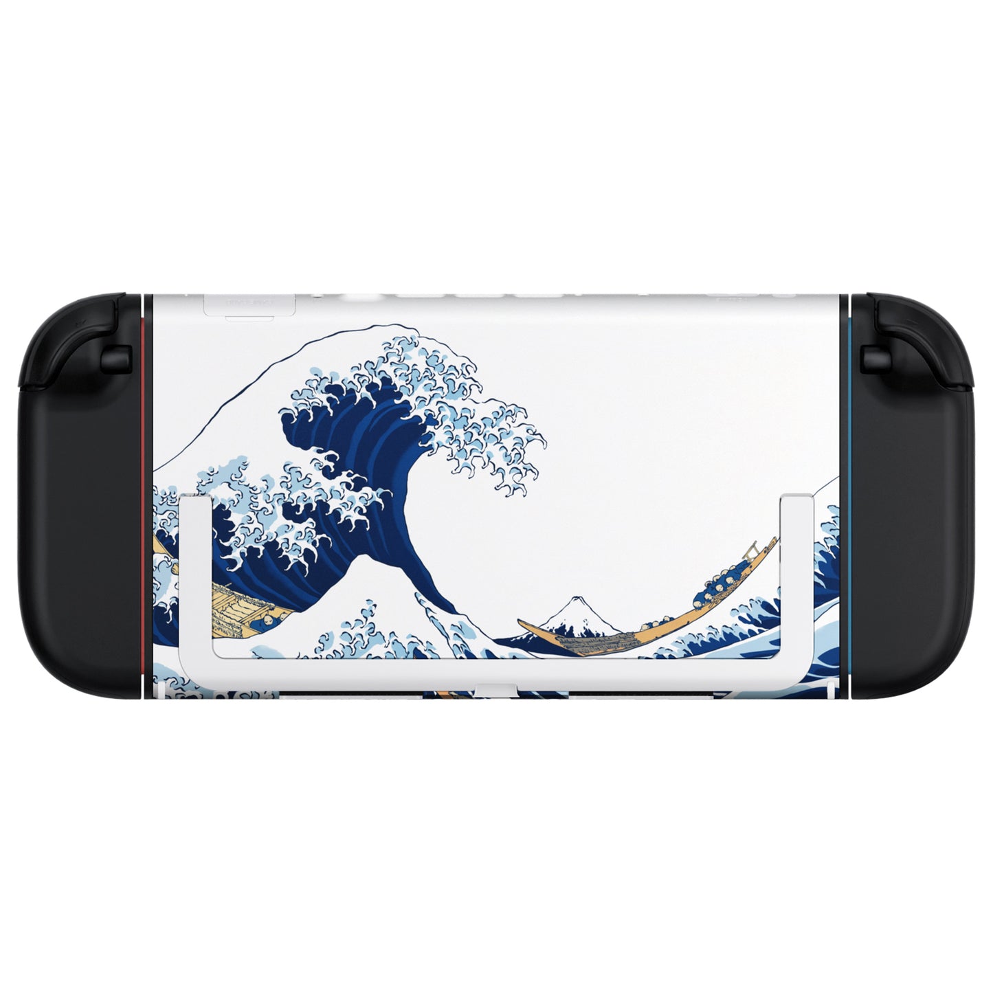 eXtremeRate Nintendo Switch 2コンソール対応交換バックプレート - キックスタンドなし【ザグレートウェーブ】