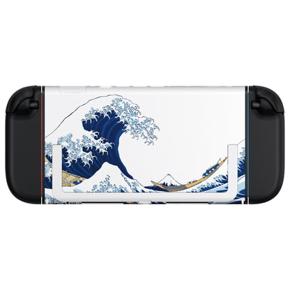 eXtremeRate Nintendo Switch 2コンソール対応交換バックプレート - キックスタンドなし【ザグレートウェーブ】