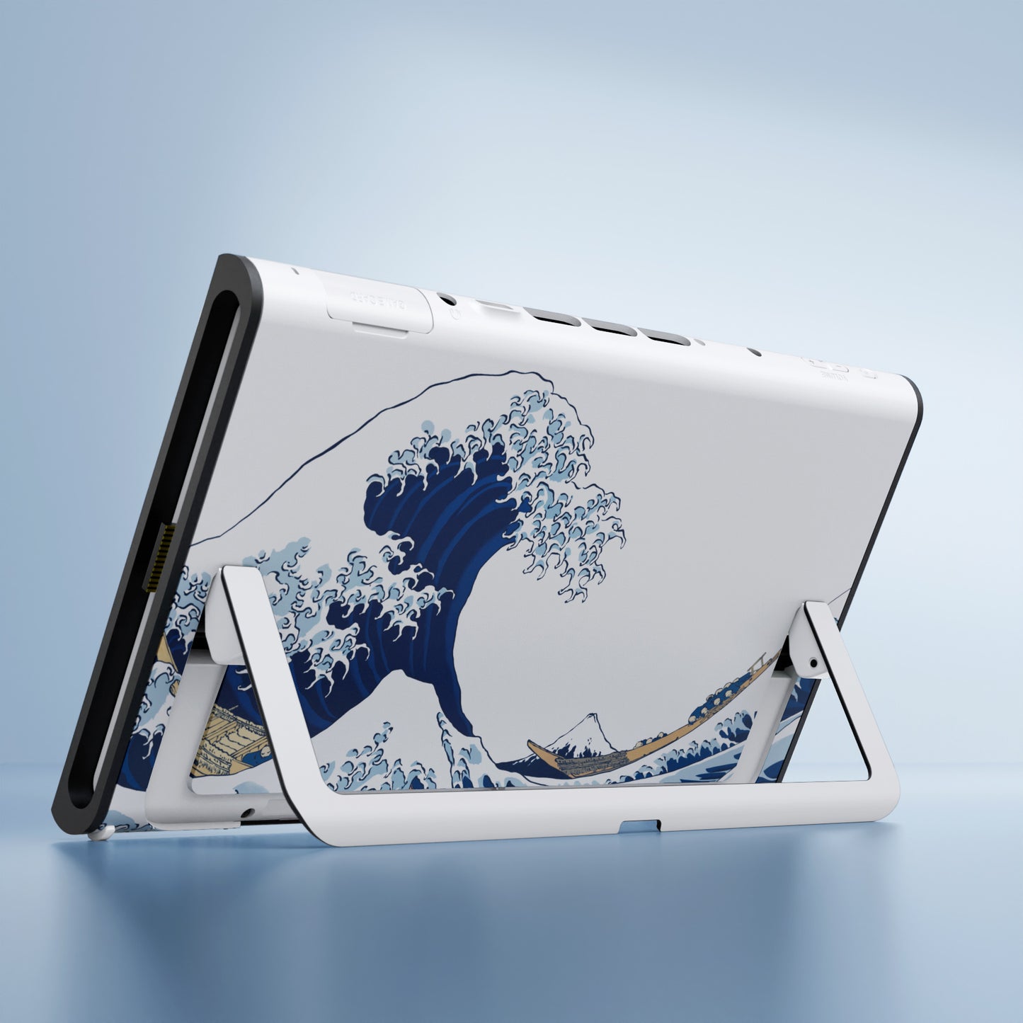 eXtremeRate Nintendo Switch 2コンソール対応交換バックプレート - キックスタンドなし【ザグレートウェーブ】