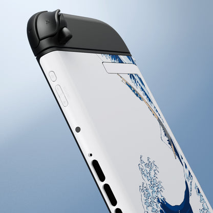 eXtremeRate Nintendo Switch 2コンソール対応交換バックプレート - キックスタンドなし【ザグレートウェーブ】