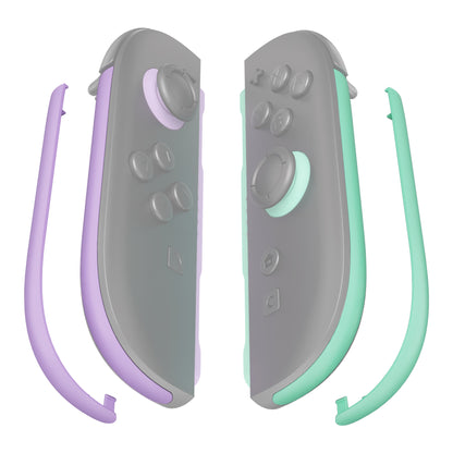 eXtremeRate Replacement Decorative Strips for Nintendo Switch 2 Joy-Cons (Blue & Orange)