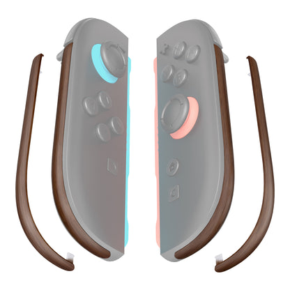 eXtremeRate Nintendo Switch 2ジョイコン対応交換デコレーションストリップ【木目調デザイン】