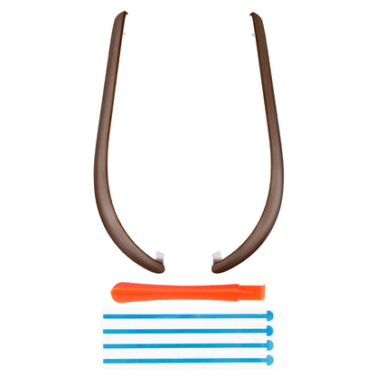 eXtremeRate Nintendo Switch 2ジョイコン対応交換デコレーションストリップ【木目調デザイン】