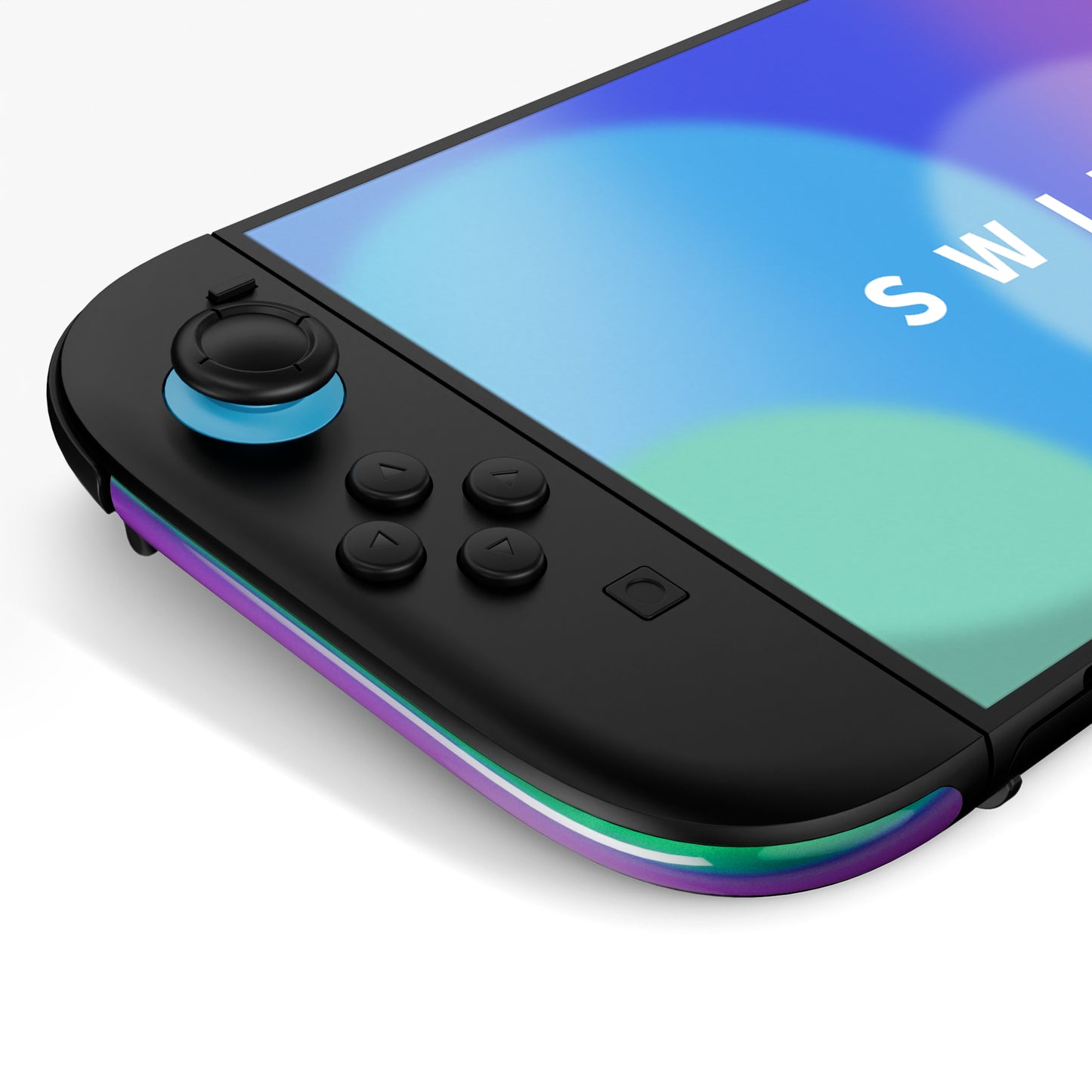 eXtremeRate Nintendo Switch 2ジョイコン対応交換デコレーションストリップ【カメレオングリーンパープル】