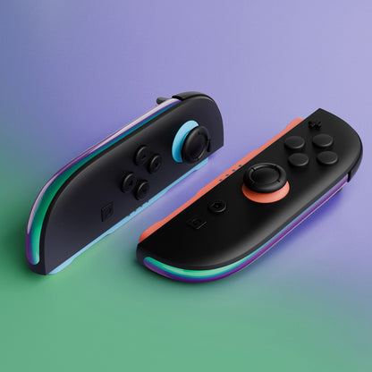 eXtremeRate Nintendo Switch 2ジョイコン対応交換デコレーションストリップ【カメレオングリーンパープル】