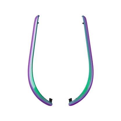 eXtremeRate Nintendo Switch 2ジョイコン対応交換デコレーションストリップ【カメレオングリーンパープル】