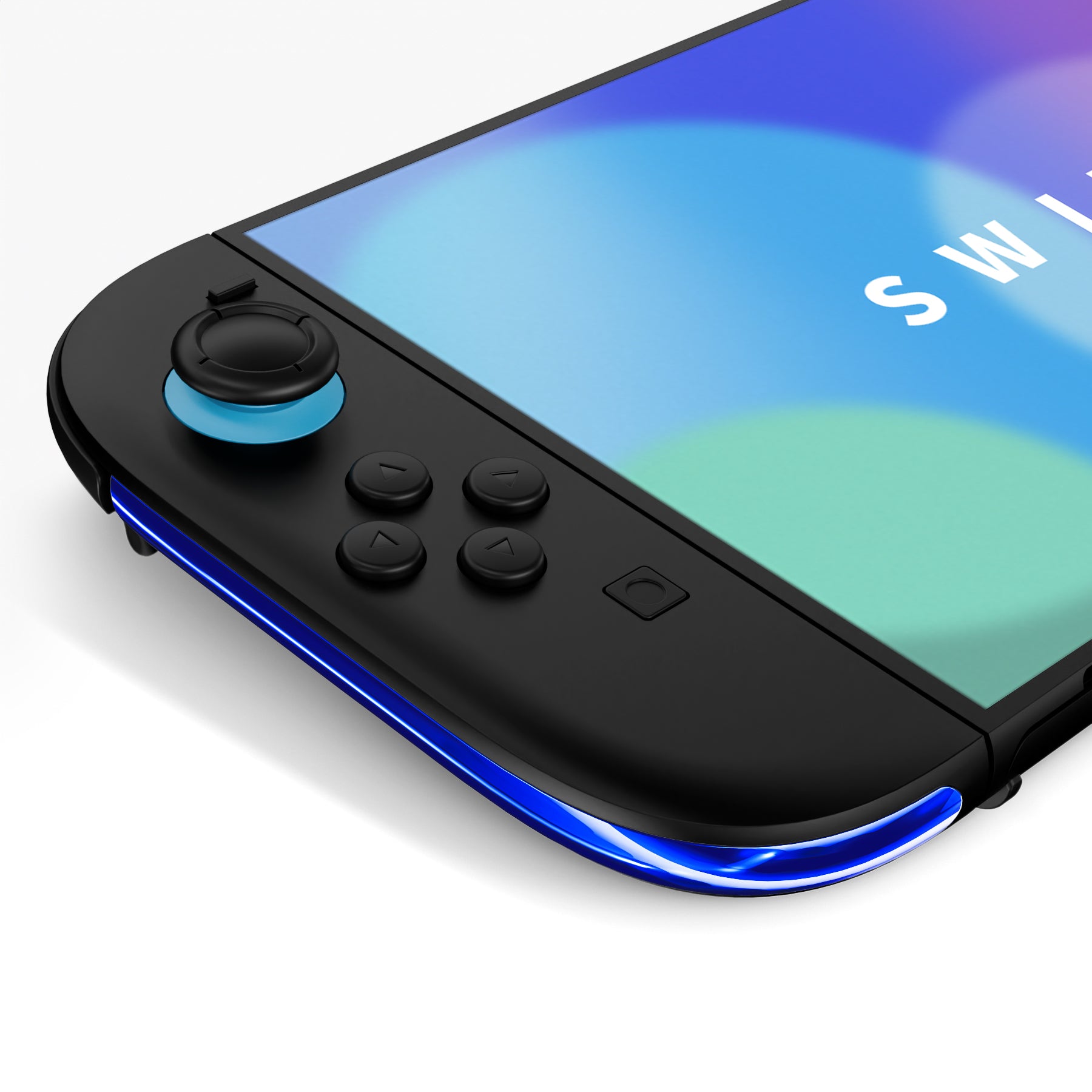 Nintendo Switch 本体 青 ストラップ付き eXtremeRate Nintendo Switch 2ジョイコン対応交換デコレーション