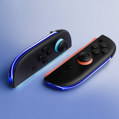 eXtremeRate Nintendo Switch 2ジョイコン対応交換デコレーションストリップ【クロムブルー】