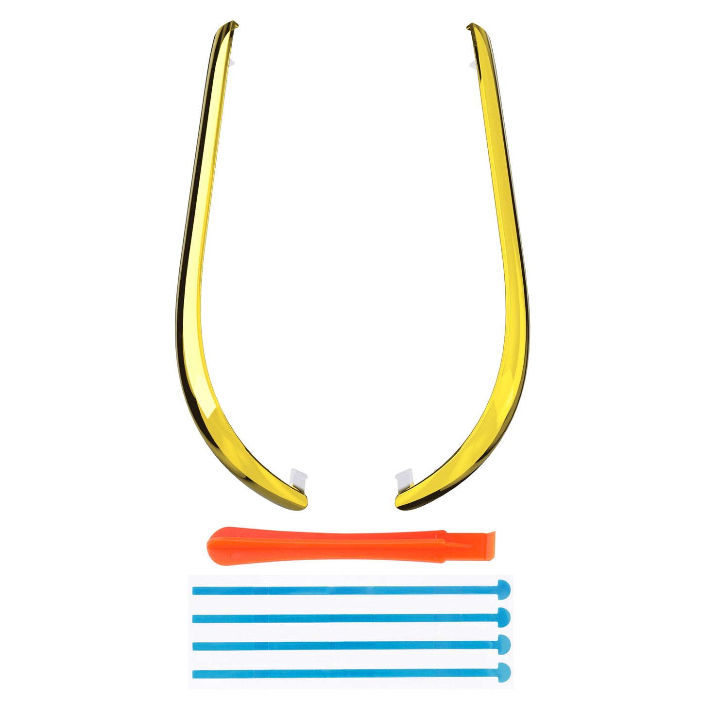 eXtremeRate Nintendo Switch 2ジョイコン対応交換デコレーションストリップ【クロムゴールド】