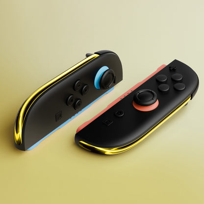 eXtremeRate Nintendo Switch 2ジョイコン対応交換デコレーションストリップ【クロムゴールド】