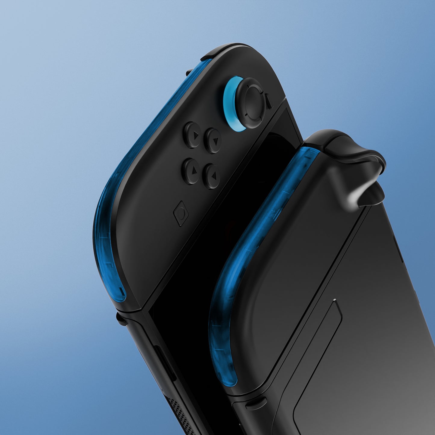 eXtremeRate Nintendo Switch 2ジョイコン対応交換デコレーションストリップ【クリアブルー】