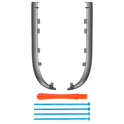 eXtremeRate Nintendo Switch 2ジョイコン対応交換デコレーションストリップ【クリアブラック】