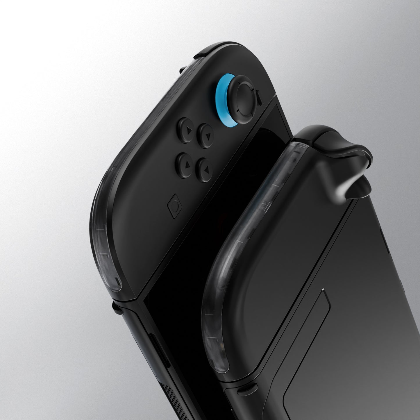 eXtremeRate Nintendo Switch 2ジョイコン対応交換デコレーションストリップ【クリアブラック】