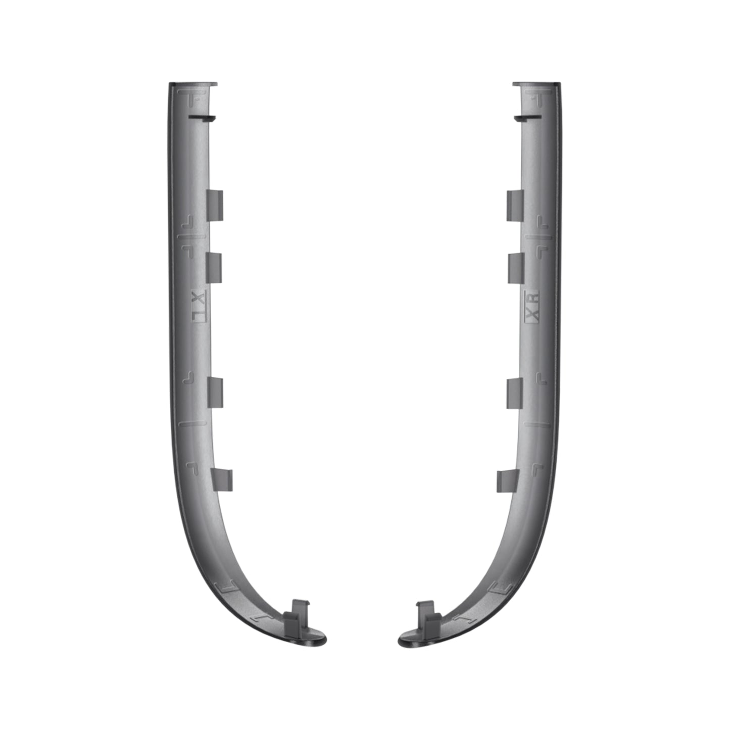 eXtremeRate Nintendo Switch 2ジョイコン対応交換デコレーションストリップ【クリアブラック】