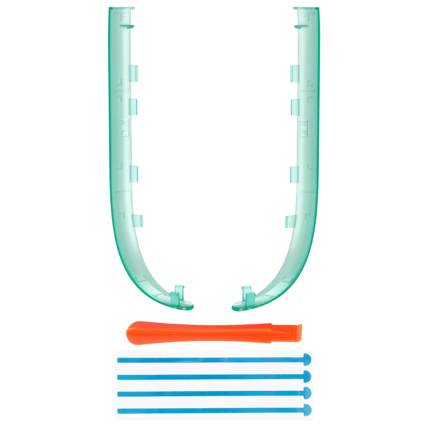 eXtremeRate Nintendo Switch 2ジョイコン対応交換デコレーションストリップ【エメラルドグリーン】