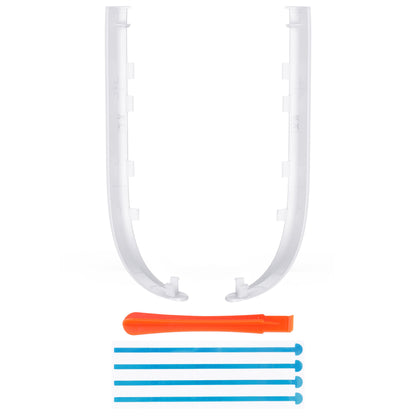 eXtremeRate Nintendo Switch 2ジョイコン対応交換デコレーションストリップ【ホワイト】