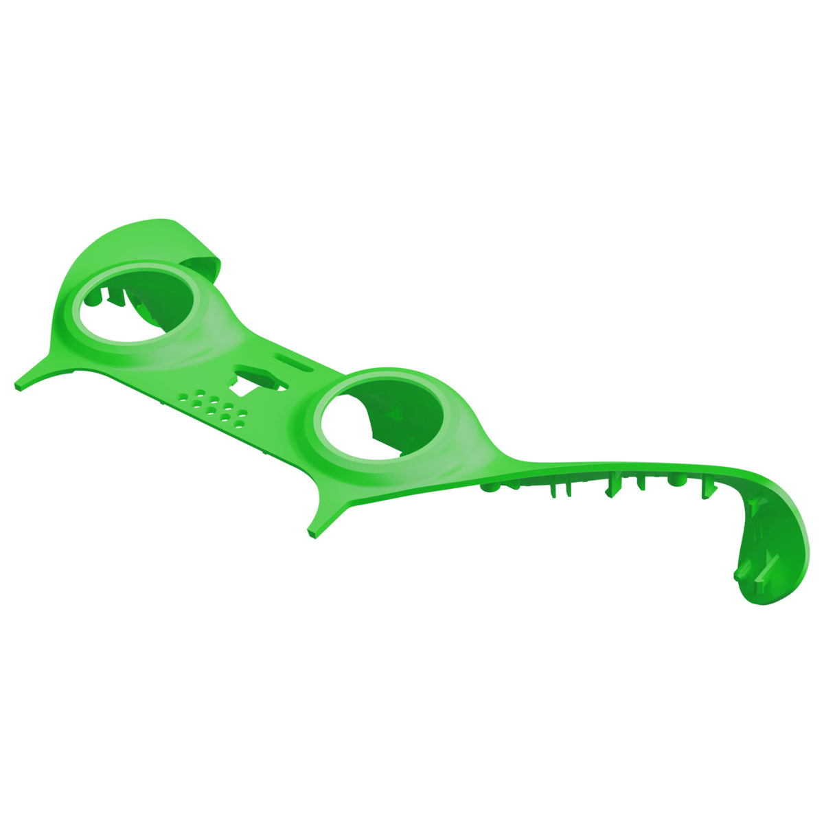 eXtremeRate Replacement Decorative Trim Shell with Accent Ring for PS5 Controller BDM-010/020/030/040/050 (Matcha Green)