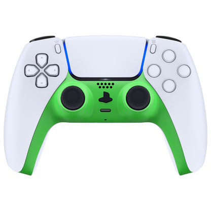 eXtremeRate Replacement Decorative Trim Shell with Accent Ring for PS5 Controller BDM-010/020/030/040/050 (Matcha Green)