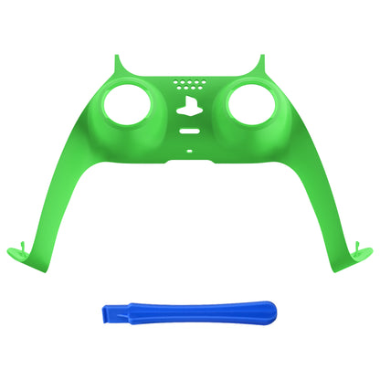 eXtremeRate Replacement Decorative Trim Shell with Accent Ring for PS5 Controller BDM-010/020/030/040/050 (Matcha Green)