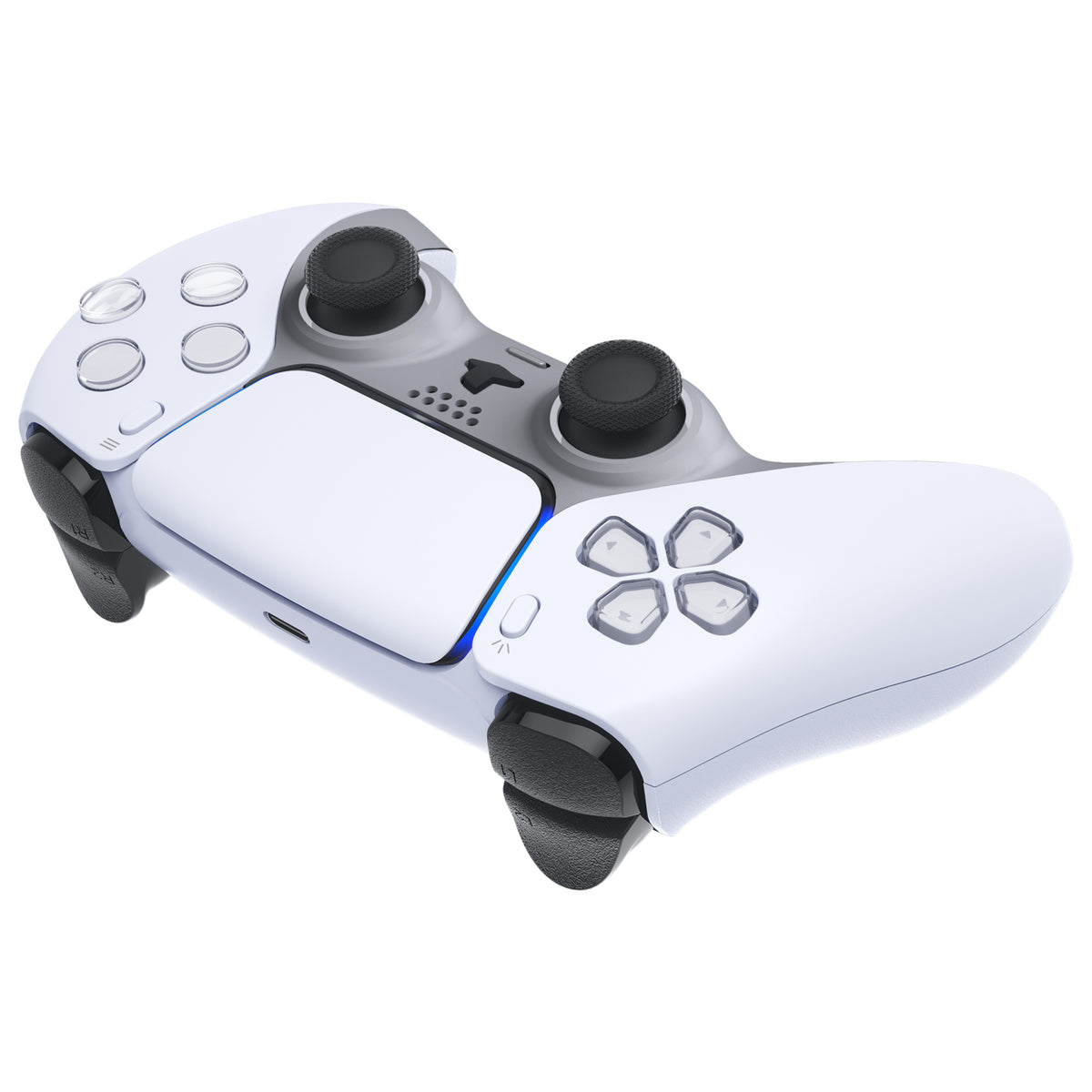 eXtremeRate PS5コントローラーBDM-060対応用交換装飾トリムシェル【ニューホープグレイ】