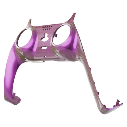 eXtremeRate PS5コントローラーBDM-010/020/030/040/050対応アクセントリング付き交換対応用装飾トリムシェル【カメレオンゴールドレッド】