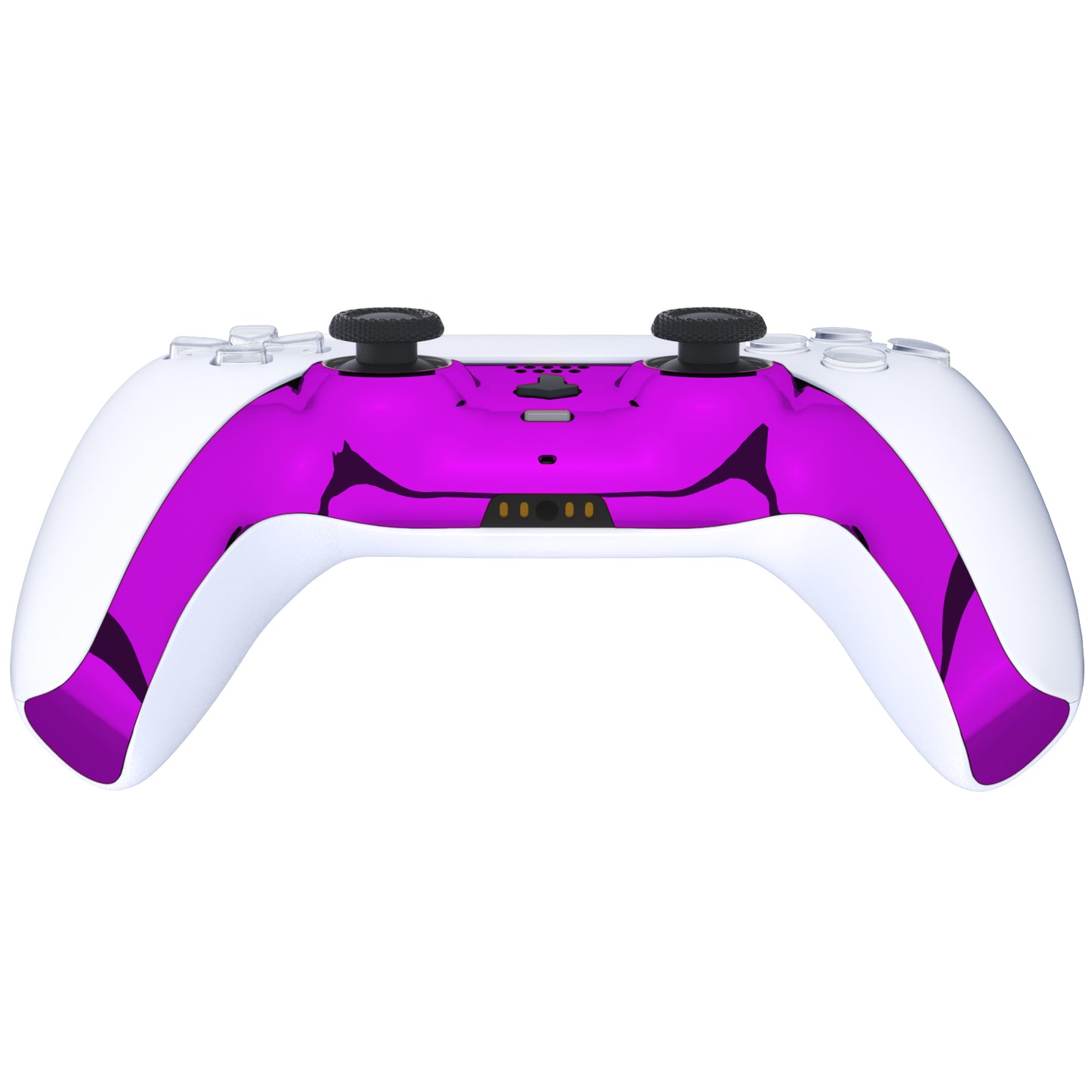 eXtremeRate PS5コントローラーBDM-010/020/030/040/050対応アクセントリング付き交換対応用装飾トリムシェル【クロームパープル】