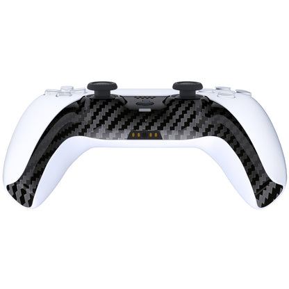 eXtremeRate PS5コントローラーBDM-010/020/030/040/050対応アクセントリング付き交換対応用装飾トリムシェル【グラファイトカーボンファイバー】
