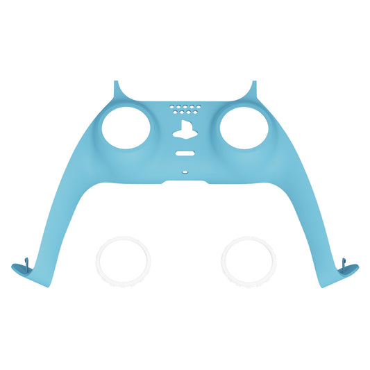 eXtremeRate PS5コントローラーBDM-010/020/030/040/050対応アクセントリング付き交換対応用装飾トリムシェル【ヘブンブルー】