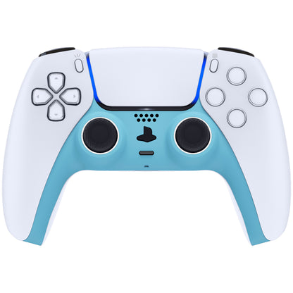 eXtremeRate PS5コントローラーBDM-010/020/030/040/050対応アクセントリング付き交換対応用装飾トリムシェル【ヘブンブルー】