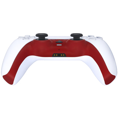 eXtremeRate PS5コントローラーBDM-010/020/030/040/050対応アクセントリング付き交換対応用装飾トリムシェル【パッションレッド】