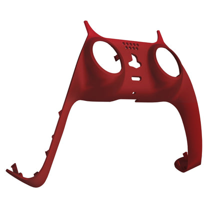 eXtremeRate PS5コントローラーBDM-010/020/030/040/050対応アクセントリング付き交換対応用装飾トリムシェル【パッションレッド】