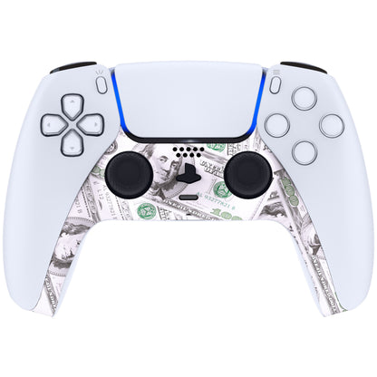 eXtremeRate PS5コントローラーBDM-010/020/030/040/050対応アクセントリング付き交換対応用装飾トリムシェル【100現金ドルパターン】
