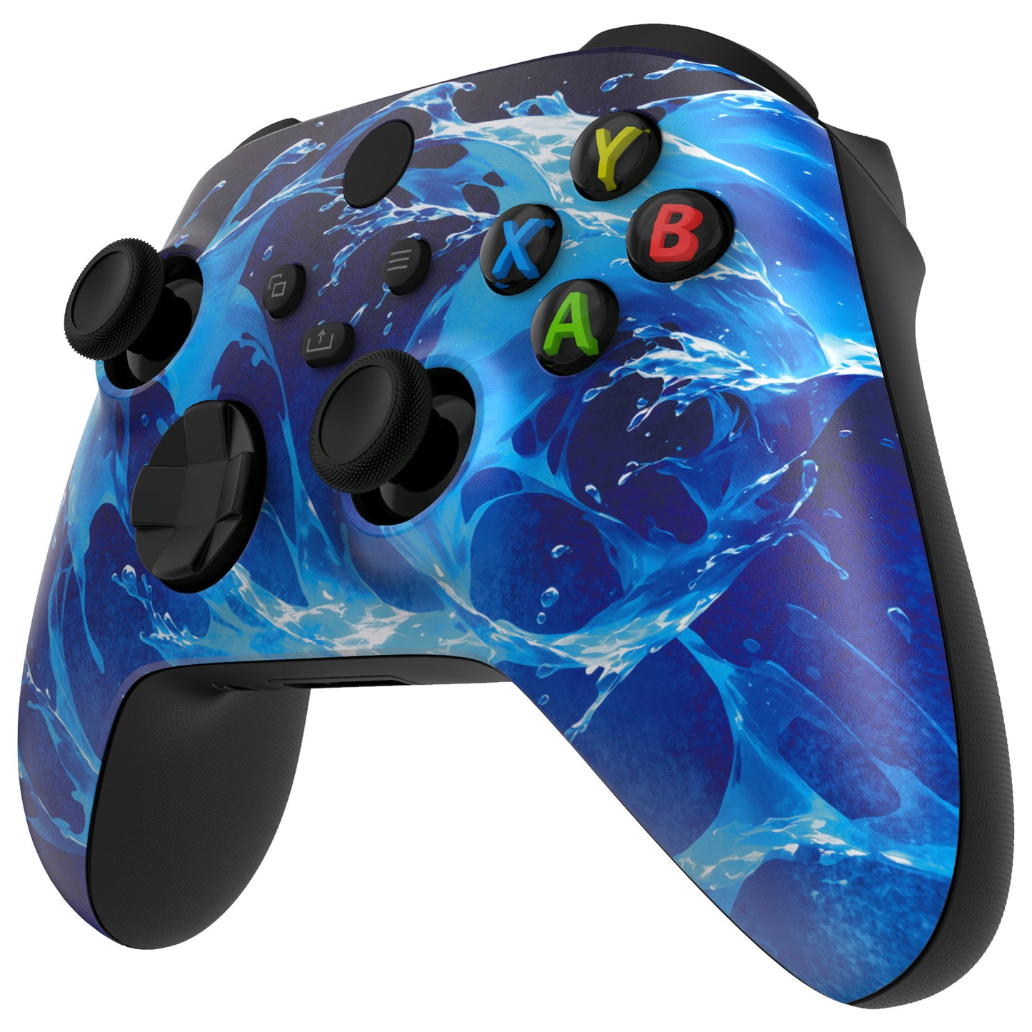 eXtremeRate Xbox Series X&Sコントローラー用交換フロントハウジングシェル【アクアマジック】