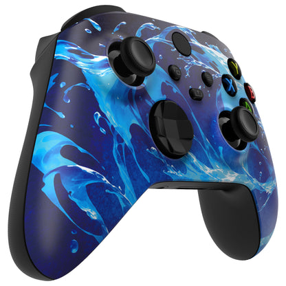eXtremeRate Xbox Series X&Sコントローラー用交換フロントハウジングシェル【アクアマジック】