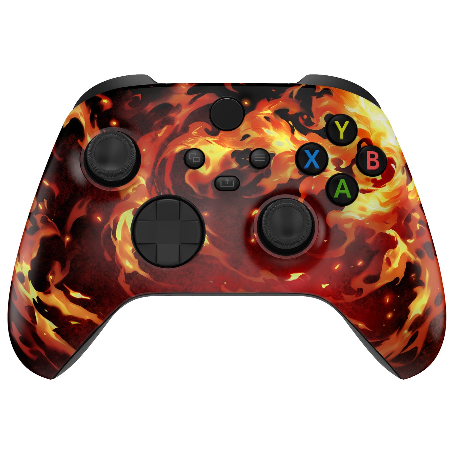 eXtremeRate Xbox Series X&Sコントローラー用交換フロントハウジングシェル【ブレイジングマジック】