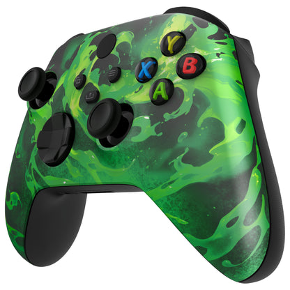 eXtremeRate Xbox Series X&Sコントローラー用交換フロントハウジングシェル【コロージョンマジック】