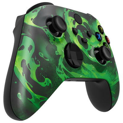 eXtremeRate Xbox Series X&Sコントローラー用交換フロントハウジングシェル【コロージョンマジック】