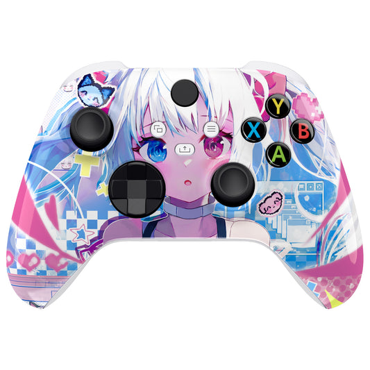 eXtremeRate Xbox Series X&Sコントローラー用交換フロントハウジングシェル【ミウ】